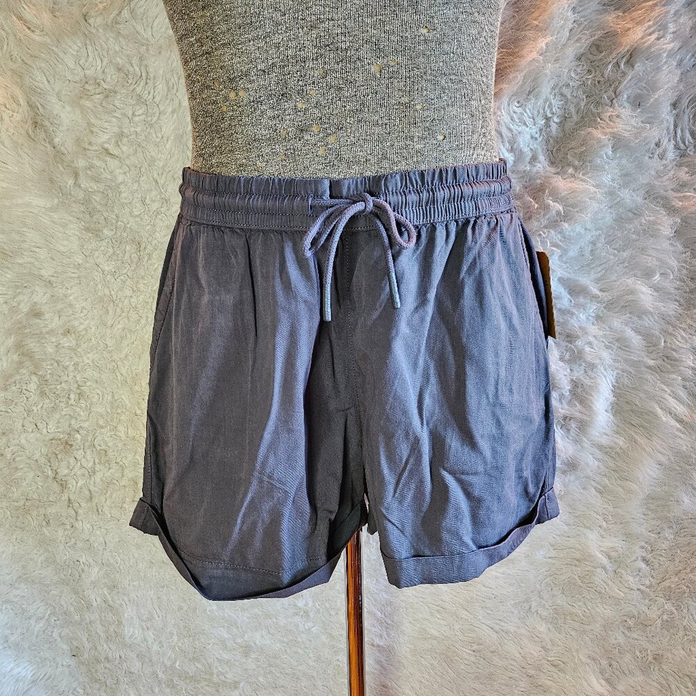 FarWest Men’s Charcoal Black Drawstring Short Size XL